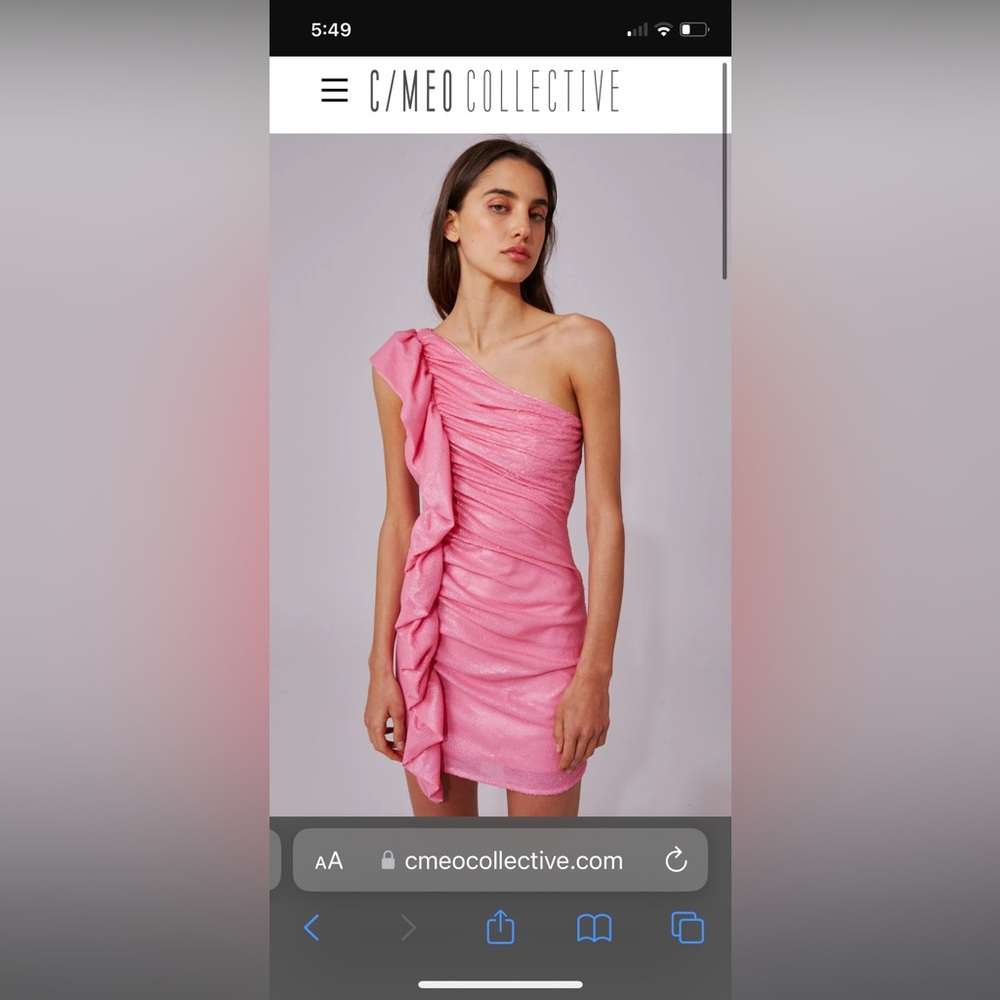 C/MEO COLLECTIVE “as it goes” dress